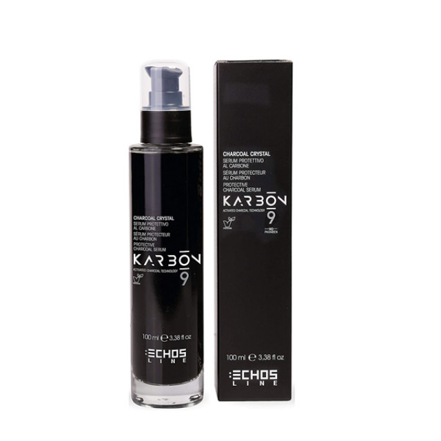 Защитен серум с органичен въглен ECHOSLINE KARBON 9 Charcoal Crystal 100ml