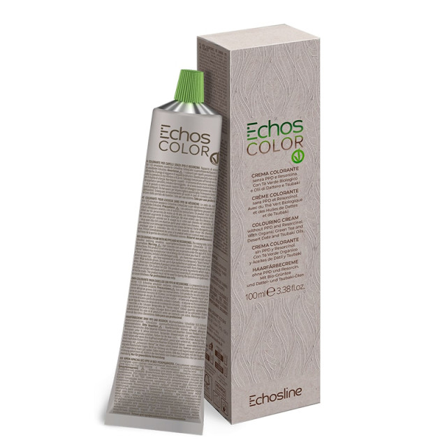 Професионална веган боя със зелен чай EchosLine Hair Colouring Cream 100ml
