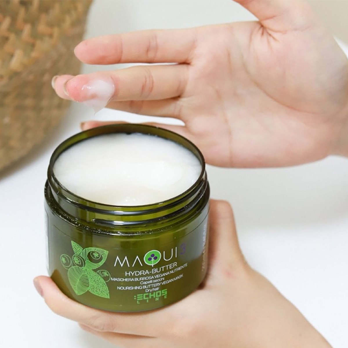 Подхранваща маслена веган маска за суха коса ECHOSLINE MAQUI 3 Hydra-Butter Nourishing Vegan Mask 250ml