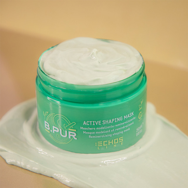 Подхранваща реминерализираща маска с бяла глина и масло от шеа ECHOSLINE B.PUR Active Shaping Mask 250ml