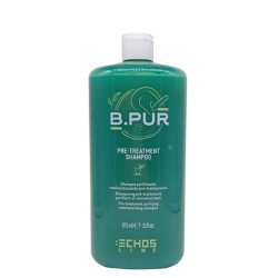 Реминерализиращ шампоан с бяла глина и масло от шеа ECHOSLINE B.PUR Pre-Treatment Shampoo 975ml