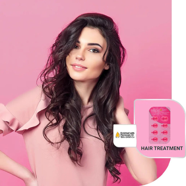 Витаминна терапия с арганово масло за суха и изтощена коса Ellips Hair Treatment – 8 бр. х 1мл.