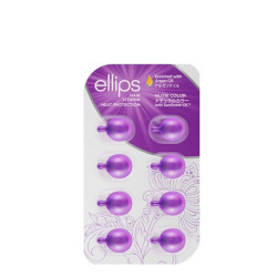 Витаминна терапия с арганово масло за боядисана коса Ellips Nutri Color – 8 бр. х 1мл.