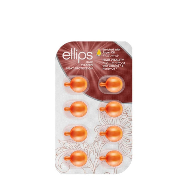 Витаминна терапия за крехка и склонна към накъсване коса Ellips Hair Vitality – 8 бр. х 1мл.