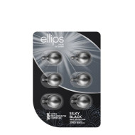 Витаминна терапия с кератин за блясък на черна коса Ellips Hair Repair Silky Black – 6 бр. х 1мл.