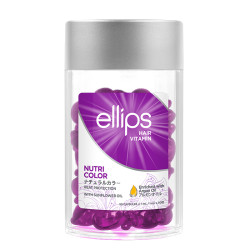 Витаминна терапия с арганово масло за боядисана коса Ellips Nutri Color – 50бр. х 1мл.