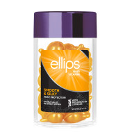 Витаминна терапия с кератин за гладка и мека коса Ellips Hair Repair Smooth and Silky – 50бр. х 1мл.