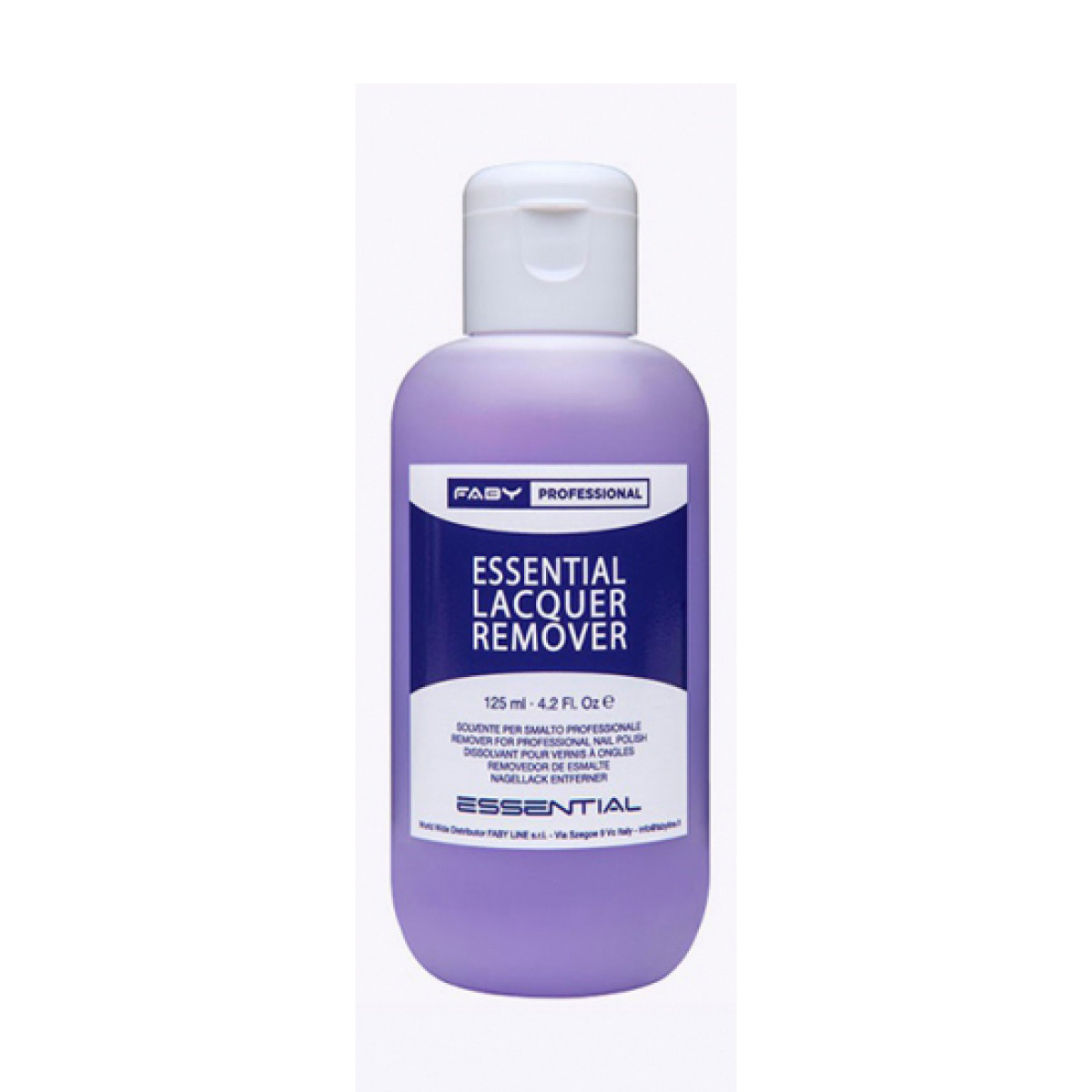 Лакочистител с бързо действие FABY Essential lacquer remover 125ml