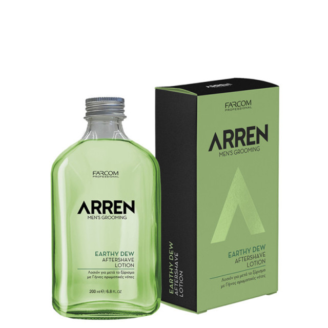 Афтършейв за след бръснене с аромат на утринна роса Farcom Arren Earthy Dew Aftershave Lotion 200ml Афтършейв за след бръснене с аромат на утринна роса Farcom Arren Earthy Dew Aftershave Lotion 200ml