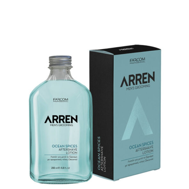 Афтършейв за след бръснене с аромат на океански бриз Farcom Arren Ocean Spices Aftershave Lotion 200ml Афтършейв за след бръснене с аромат на океански бриз Farcom Arren Ocean Spices Aftershave Lotion 200ml