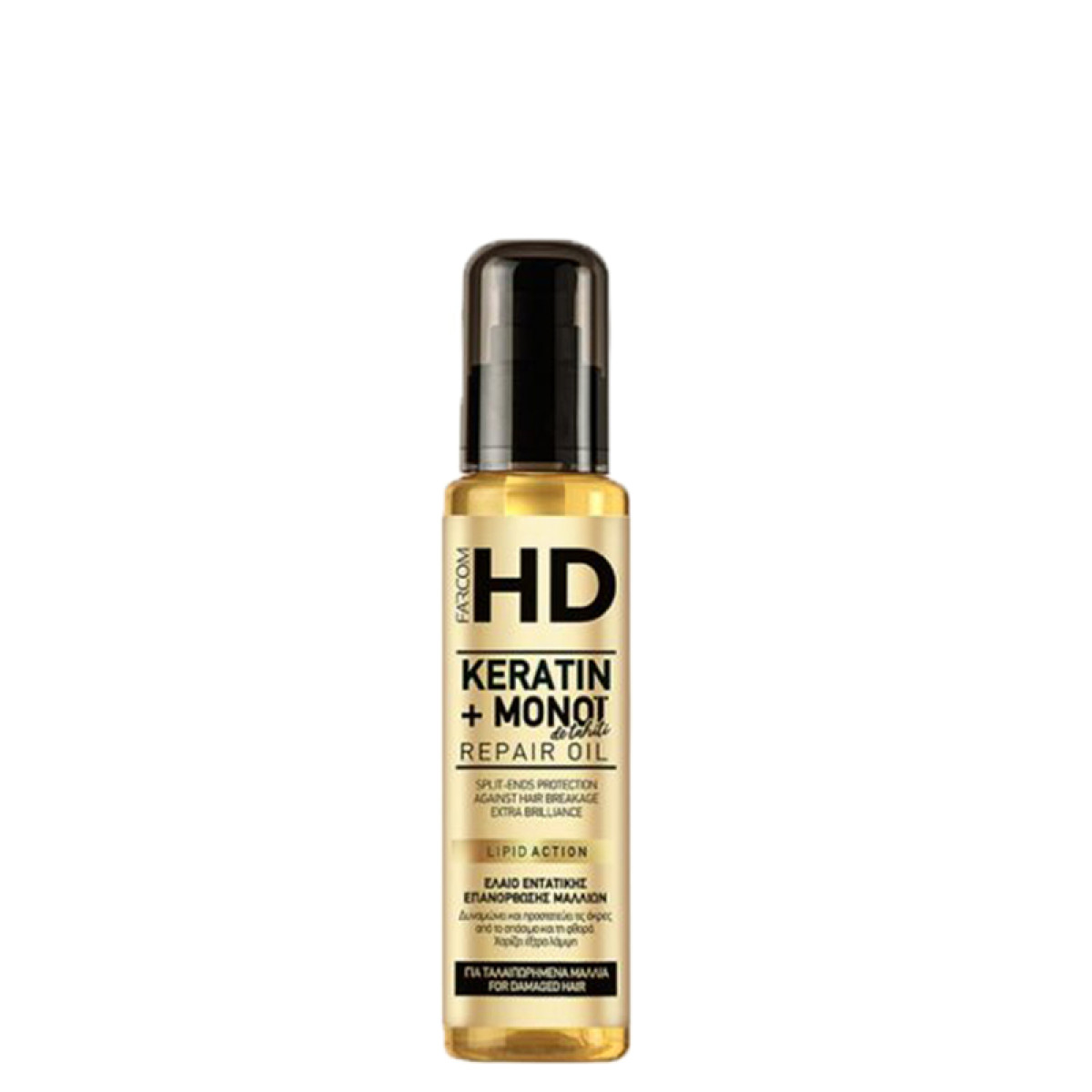 Олио с кератин и масло от монои против накъсване Farcom HD Repair Oil 100ml