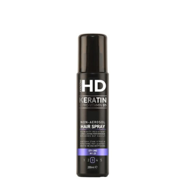 Лак за коса без газ със силна фиксация Farcom HD NON-Aerosol Strong Hold Hair Spray 200ml