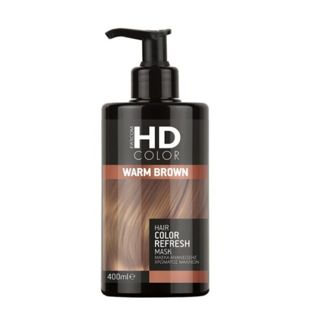 Оцветяваща маска за коса Farcom HD Color Warm Brown Mask 400ml
