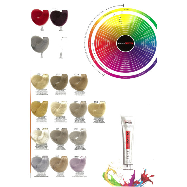 Боя за коса с мултивитамини FreeLimix Permanent Color 100ml 