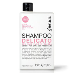 Деликатен шампоан за ежедневна употреба с масло от жожоба Faipa Three3 Daily Shampoo 1000ml
