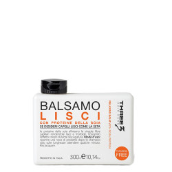 Релаксиращ и изглаждащ балсам за права и гладка коса със соев протеин Faipa Three3 Relaxing Balm 300ml