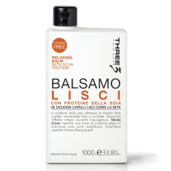 Релаксиращ и изглаждащ балсам за права и гладка коса със соев протеин Faipa Three3 Relaxing Balm 1000ml