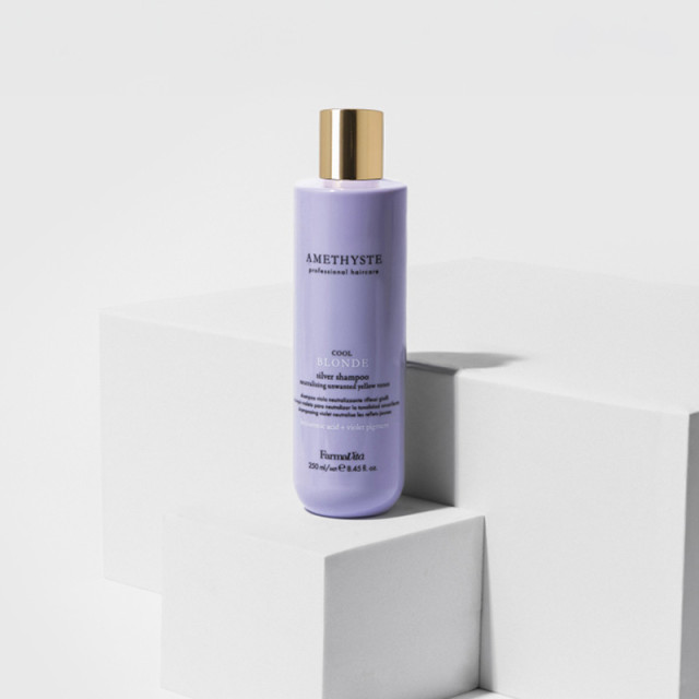 Шампоан срещу жълти оттенъци Farmavita Amethyste Blonde Cool Blonde Silver Shampoo 250 ml