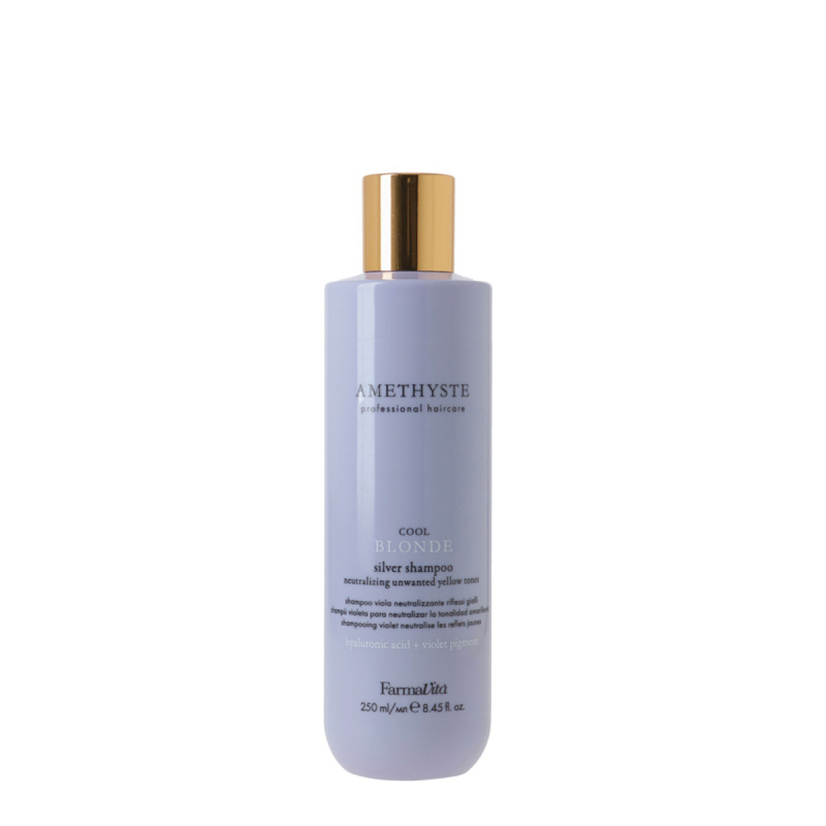 Шампоан срещу жълти оттенъци Farmavita Amethyste Blonde Cool Blonde Silver Shampoo 250 ml