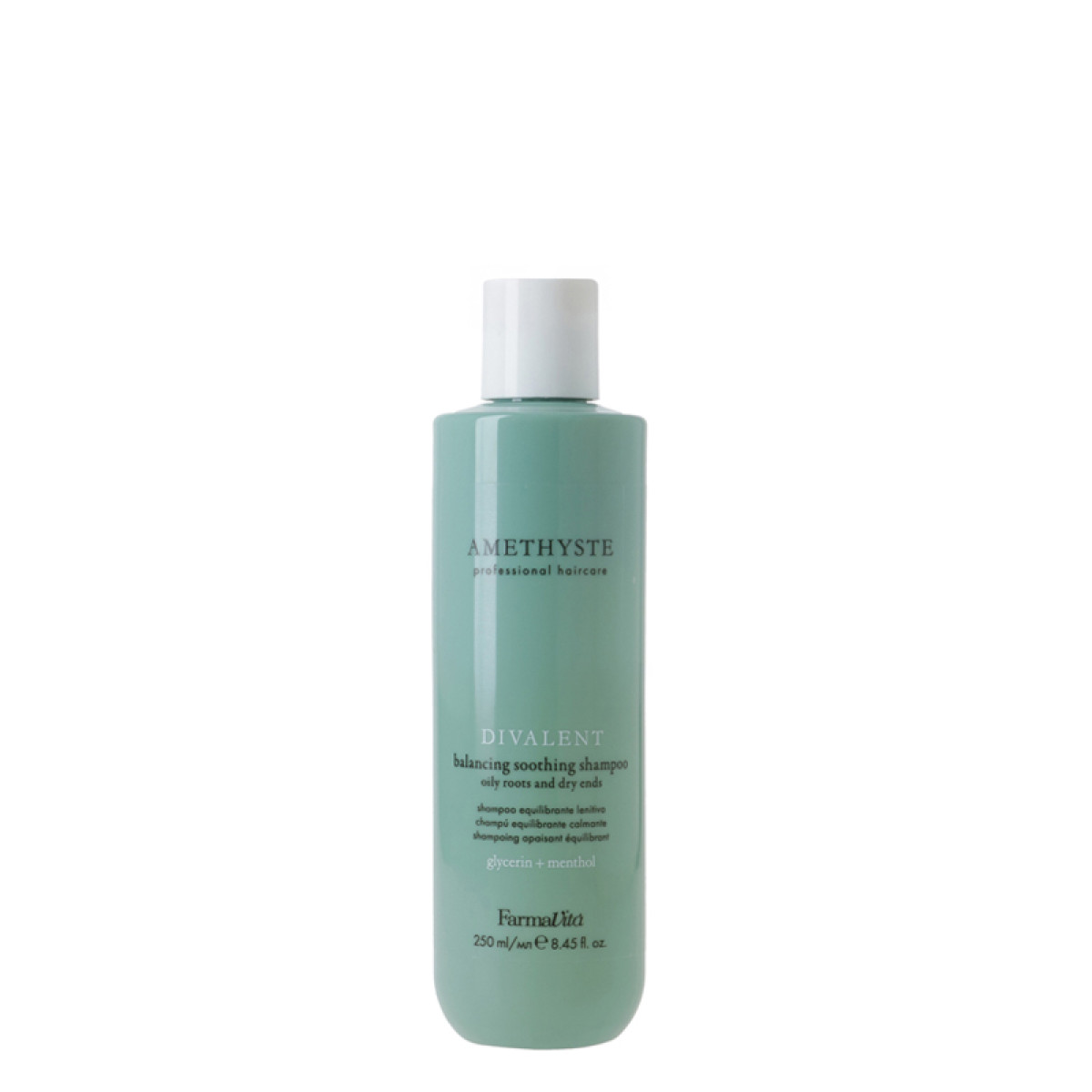 Балансиращ шампоан за мазен скалп и сухи краища Farmavita Amethyste Divalent Balancing Soothing Shampoo 250ml