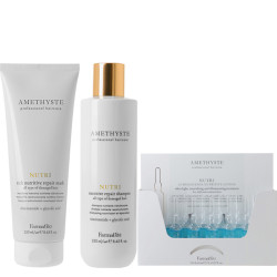 Подхранващ комплект за суха коса Farmavita Amethyste Nutri 2x250ml/ 12x8ml