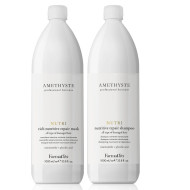 Шампоан и маска за суха и изтощена коса Farmavita Amethyste Nutri 2x1000ml