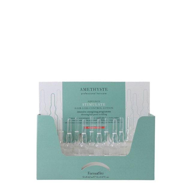 Интензивни енергизиращи ампули против косопад Farmavita Amethyste Scalp Advance Stimulate Hair Loss Control Lotion 12x8ml