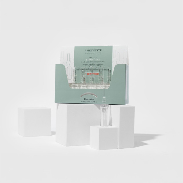 Интензивни енергизиращи ампули против косопад Farmavita Amethyste Scalp Advance Stimulate Hair Loss Control Lotion 12x8ml