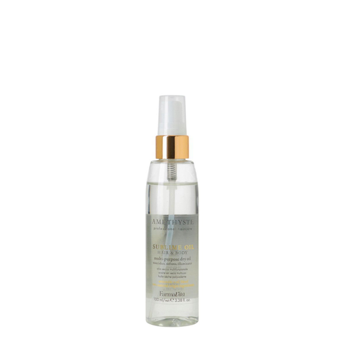 Мултифункционално подхранващо олио за коса и тяло Farmavita Amethyste Sublime Oil Hair and Body 100ml