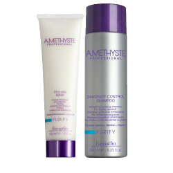 Комплект шампоан и пилинг-маска против пърхот Farmavita Amethyste Purify