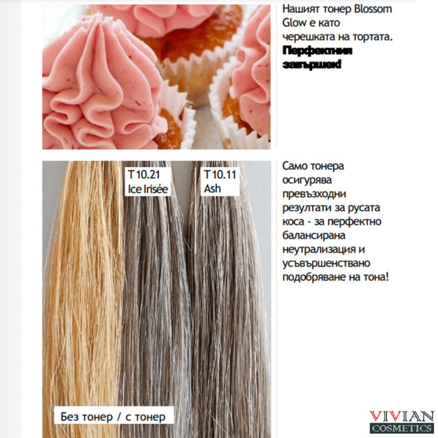 Тонер за руса коса Farmavita Omniplex Blossom Glow 100ml