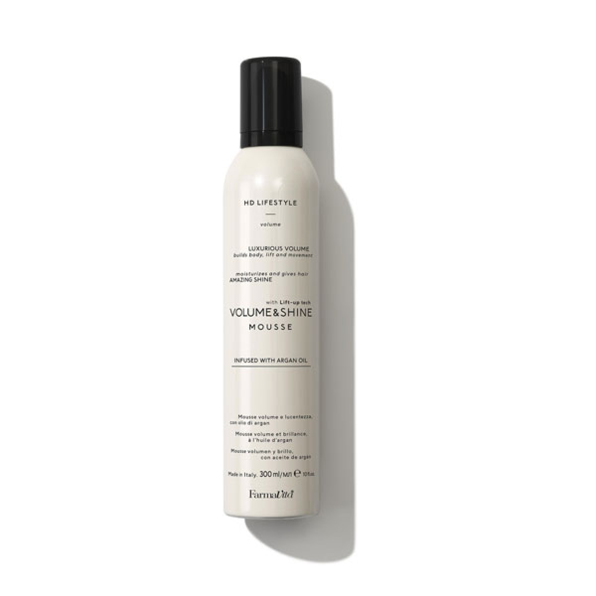 Пяна за обем и блясък с арганово масло Farmavita HD LifeStyle Volume and Shine Mousse 300ml