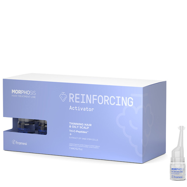 Терапия против косопад за изтъняла коса и мазен скалп Framesi Morphosis Reinforcing  Activator 12x7ml