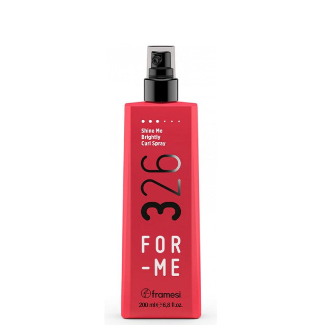 Спрей за блясък на къдрава коса Framesi For Me Shine Me Brightly Curl Spray 326 200ml