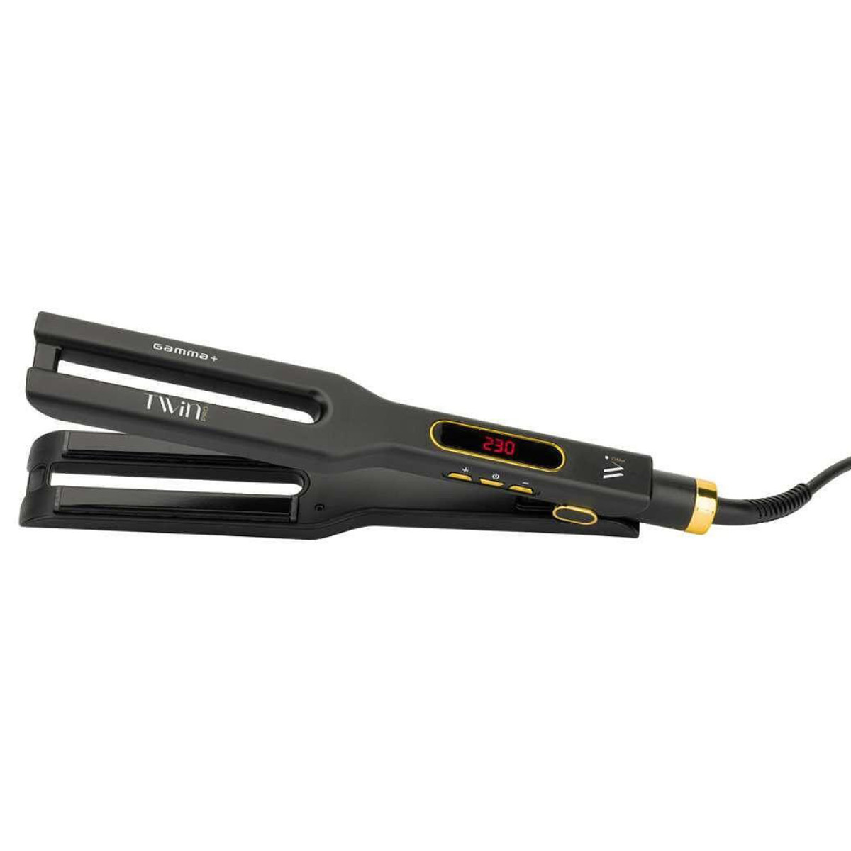 Двойна преса за коса GAMMA+ Twin Pro Black