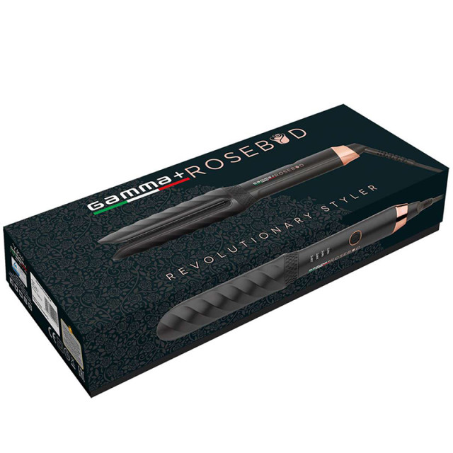Преса за къдрици GAMMA+ ROSEBUD REVOLUTIONARY STYLER CURLING IRON