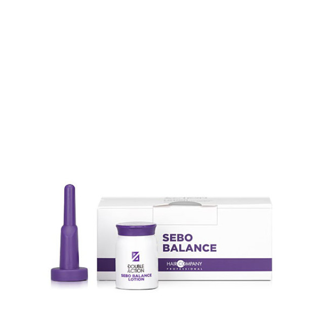 Себорегулиращ лосион против омазняване HAIR COMPANY Double Action Lotion Sebo Balance 10x10ml