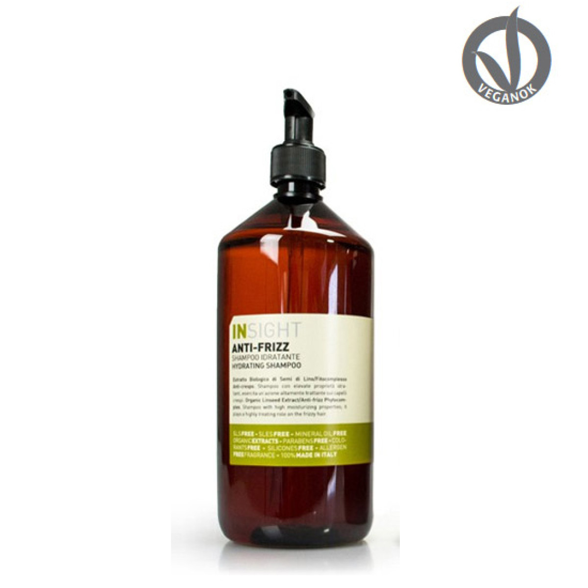 Хидратиращ шампоан за заплитаща се коса Insight  Anti-Frizz Hydrating Shampoo 900ml