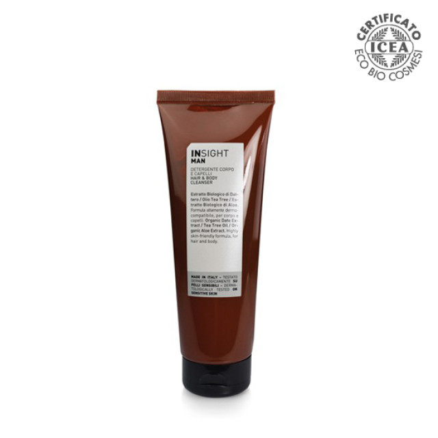 Душ гел за коса и тяло Insight Man Hair and Body Cleanser 250ml