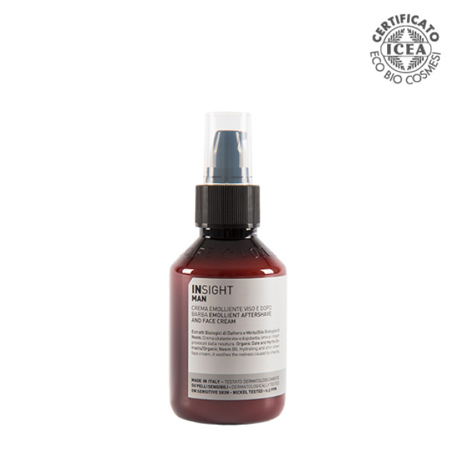 Успокояващ и омекотяващ крем за след бръснене Insight Man Emollient After Shave and Face Cream 100ml