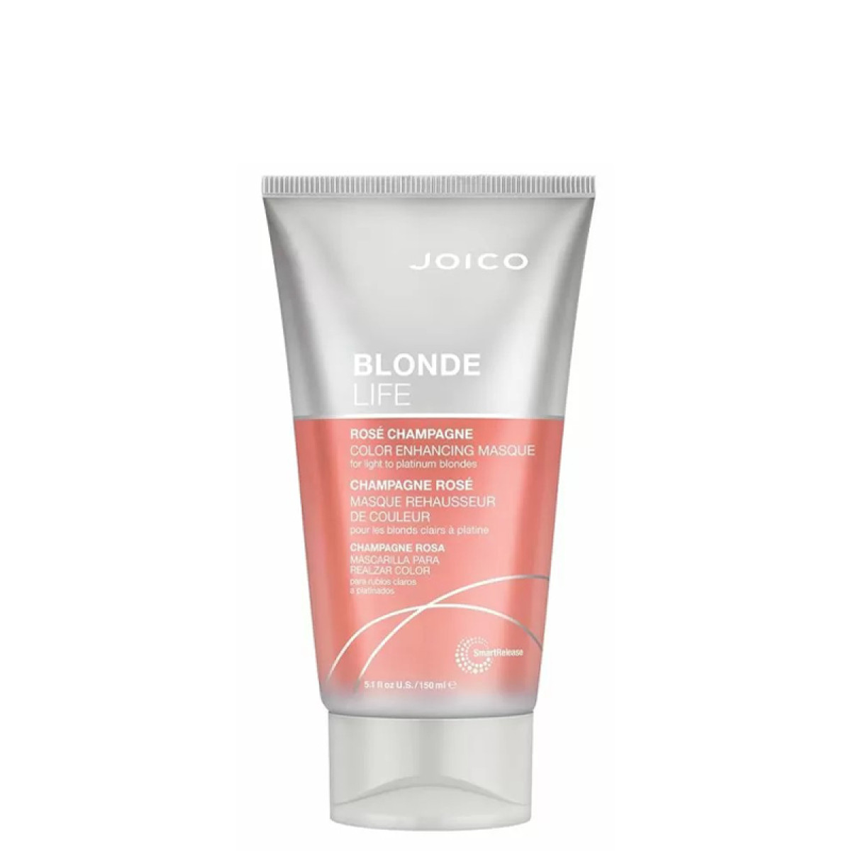 Оцветяваща маска за коса цвят розово шампанско Joico Blonde Life Color Enhancing Rose Champagne Mask 150ml