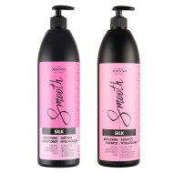 Хидратиращ комплект шампоан и балсам за копринено гладка коса Joanna Professional Silk 2x1000ml