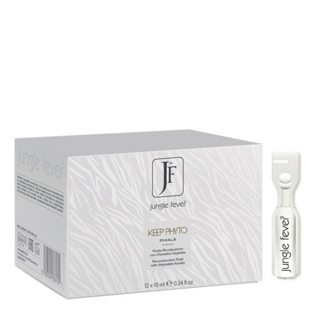 Реконструиращи ампули с кератин за увредена коса Jungle Fever Keep Phyto Phials 12х10ml