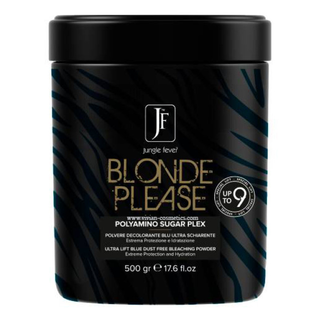 Супра за изсветляване до 9 тона с Sugar Plex Jungle Fever Blonde Please 500 гр