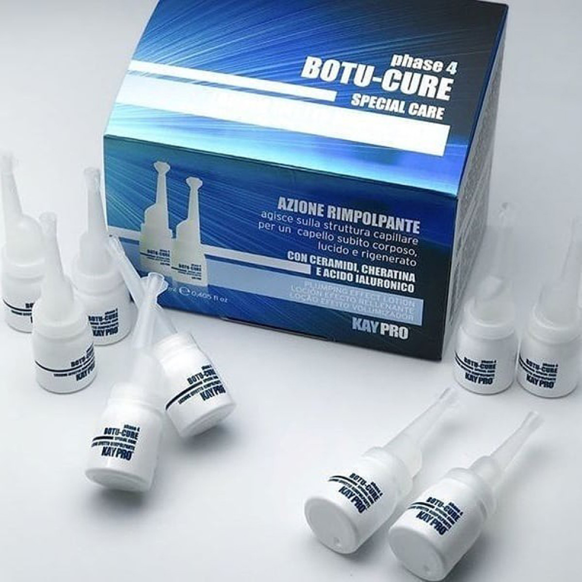 Реконструиращи ботокс ампули за увредена коса KAYPRO Botu-Cure Lotion Reconstruction 12 бр. x 12ml 