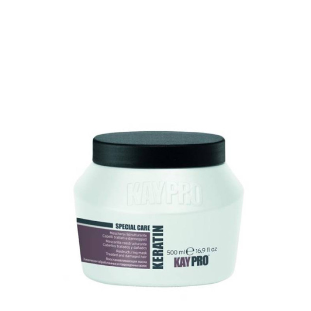 Възстановяваща маска с кератин за увредена коса KAYPRO Keratin Mask 500ml