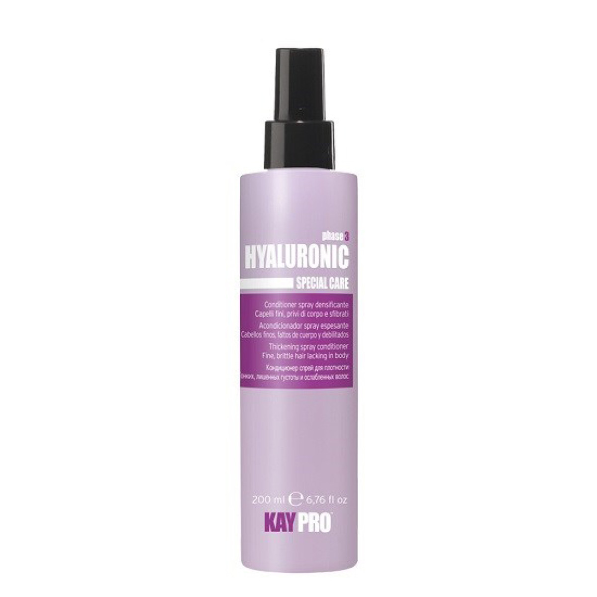Уплътняващ спрей-балсам с хиалуронова киселина KAYPRO Hyaluronic Conditioner Spray 200ml