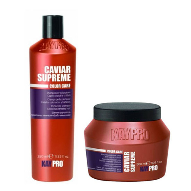 Комплект шампоан и маска за боядисана коса с хайвер KAYPRO Caviar Supreme 350/500ml