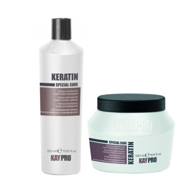 Комплект шампоан и маска с кератин KAYPRO Keratin 350/500ml