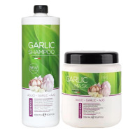 Регенериращ комплект шампоан и маска с чесън KAYPRO Garlic 2х1000ml
